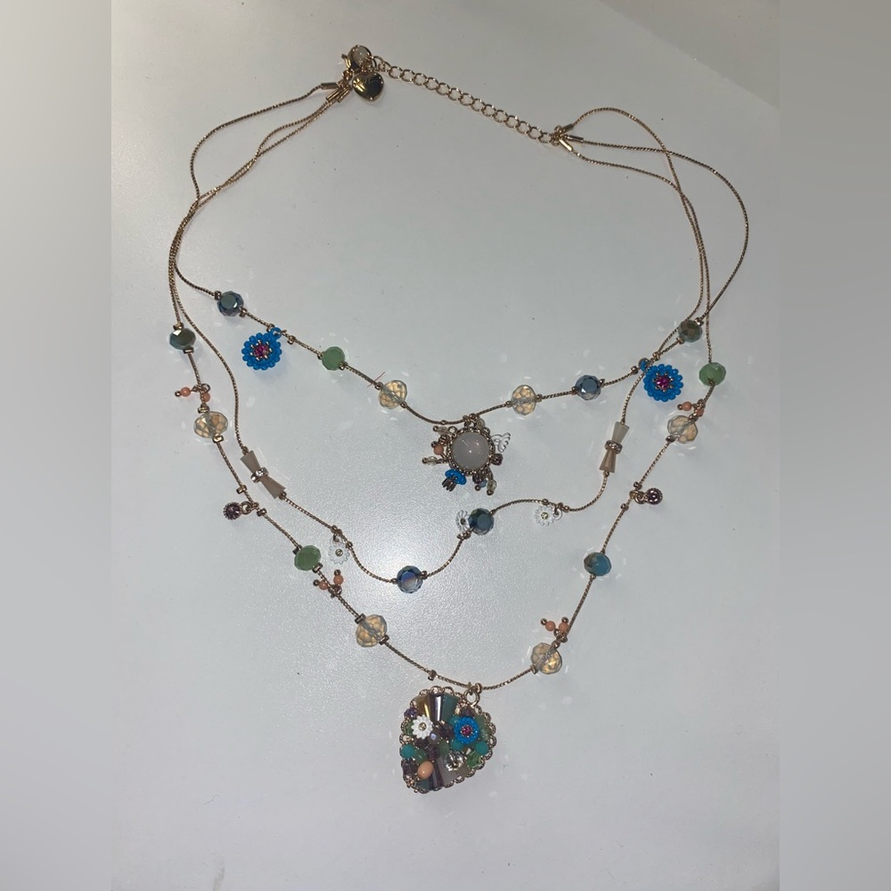 Betsy Johnson Courtet style necklace